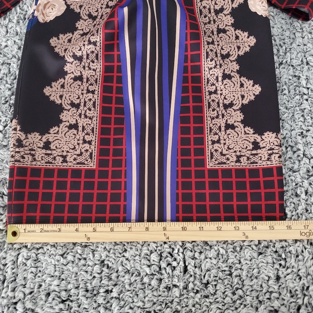 Jealous Tomato Floral Midi Dress Medium Long Sleeve Bodycon - Picture 9 of 13